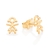 Brinco Rommanel menina palito folheada a ouro - comprar online