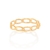 ANEL ROMMANEL CORRENTE ELOS BANHADO A OURO 18K 512841