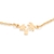Pulseira rommanel com pingente coqueiro folheada a ouro - comprar online