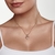 Pingente rommanel folheado a ouro coração com zircônias Branco Cód. 541515 - Paty Joias Rommanel - loja online da Rommanel