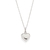 Pingente rommanel folheado a rhodium coração - comprar online