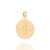 Medalha espírito santo rommanel folheada a ouro - tam.único 542284