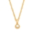 Pingente rommanel flor folheado a ouro com pérola - tam.único 542317 - comprar online
