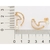 Brinco rommanel ear cuff folheado a ouro com zircônais e pérolas sintéticas Branco com perola Cód. 526936 na internet