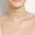 Gargantilha rommanel com pingente cruz folheada a ouro Branco - comprar online