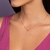 Pingente Rommanel fé folheado a ouro com zircônias Branco Cód. 542321 - Paty Joias Rommanel - loja online da Rommanel