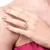 513380 Anel Rommanel skinny ring ajustável folheado a ouro borboletas com zircônias