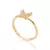 513429 Anel Rommanel skinny folheado a ouro borboleta com zircônias - comprar online