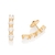Brinco Rommanel folheado a ouro com zircônias - comprar online
