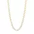 531468 Gargantilha Rommanel folheada a ouro fio losango 42 cm