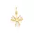 541784 Pingente Rommanel folheado a ouro flor com cristais