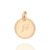 Medalha rommanel fé folheada a ouro Cód. 542402