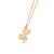 Pingente rommanel folheado a ouro menina com zircônias - tam.único 542023 - comprar online