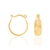 Brinco folheado a ouro argola rommanel - comprar online