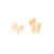 Brinco rommanel coqueiro folheado a ouro Cód. 526358 - comprar online