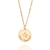 Medalha estrela rommanel folheada a ouro Branco Cód. 542376 - comprar online