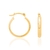 Brinco rommanel folheado a ouro formato argola - comprar online