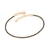 Pulseira riviera Rommanel folheado a ouro com cristais Preto