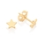 Brinco Rommanel segundo furo estrela folheado a ouro - comprar online