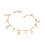 Pulseira Rommanel folheada a ouro - tam.18
