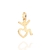 Pingente rommanel amor especial folheado a ouro Cód. 542693