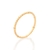 Anel rommanel skinny ring bolinha folheado a ouro - comprar online