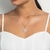 Pingente rommanel flor folheado a ouro com zircônias Branco Cód. 542681 - Paty Joias Rommanel - loja online da Rommanel