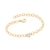 Pulseira coração Rommanel com aplicacao de Rhodium branco