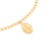 Pulseira rommanel búzios folheado a ouro - comprar online
