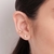 Brinco Rommanel ear cuff estrelas folheado a ouro - Paty Joias Rommanel - loja online da Rommanel
