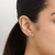 Brinco Rommanel folheado a ouro com zircônia - Paty Joias Rommanel - loja online da Rommanel
