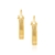 Argola rommanel lisa infantil folheada a ouro - comprar online