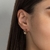 Brinco Rommanel argola navetes folheado a ouro - Paty Joias Rommanel - loja online da Rommanel