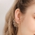 Maxi brinco Rommanel folheado a ouro - Paty Joias Rommanel - loja online da Rommanel