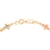 Pulseira Rommanel folheada a ouro formada por fio de cruzes - tam.16 551534 - comprar online