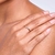 Anel Rommanel skinny ring folheado a ouro com coração - Paty Joias Rommanel - loja online da Rommanel