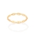 Anel rommanel skinny folheado a ouro
