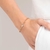 Pulseira coração Rommanel com aplicacao de Rhodium branco - comprar online