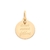 Medalha rommanel amo meus filhos folheada a ouro Branco Cód. 542395