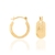 Brinco folheado a ouro argola rommanel - comprar online