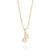 Pingente rommanel infinito folheado a ouro com zircônias Branco Cód. 542281 - comprar online