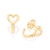 Brinco Rommanel folheado a ouro com zircônias - comprar online