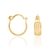 Brinco rommanel folheado a ouro argola - comprar online
