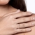Meia alianca coracoes rommanel folheada a ouro com zirconias - Paty Joias Rommanel - loja online da Rommanel