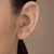 Kit brinco Rommanel menina banhado a ouro 18k com zircônias - tam.único - Rommanel Loja Virtual 