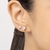 Kit brinco Rommanel coração banhado a ouro 18k com zircônias - tam.único - Paty Joias Rommanel - loja online da Rommanel