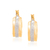 525128 Brinco Rommanel folheado a ouro argola com aplicação de rhodium
