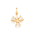 Pingente Rommanel banhado a ouro 18k flor com cristais - tam.único - comprar online