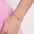 Pulseira Rommanel infinito banhada a ouro 18k - tam.19 na internet