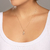 Pingente menino banhado a ouro 18k com zircônias e aplicação de rhodium - tam.único 5420220006 - Rommanel Loja Virtual 